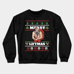 Muscular Santa Claus Crewneck Sweatshirt